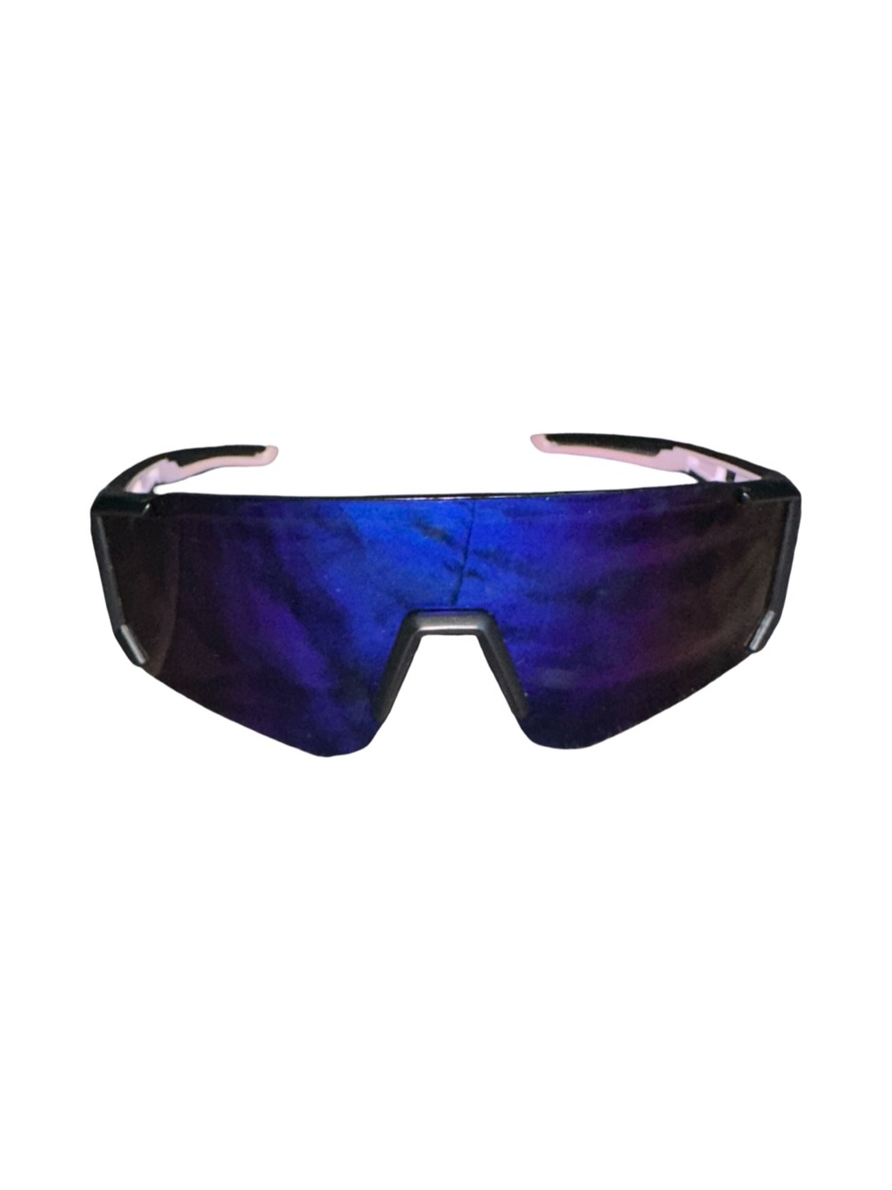 Hurley Black Sunglasses with Blue Mirror Lens